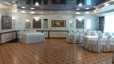 Blue banquet hall